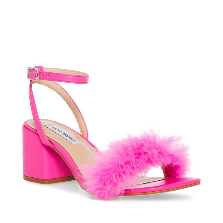 Pink Steve Madden Audrina-f Women's Heels Sandals | PH 4630EWF